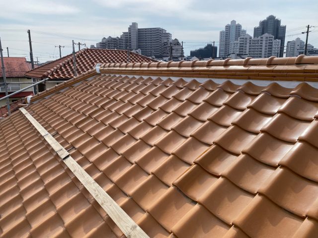 明石市の棟積み直し工事完了